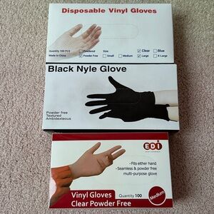 3 x 100 Count Gloves